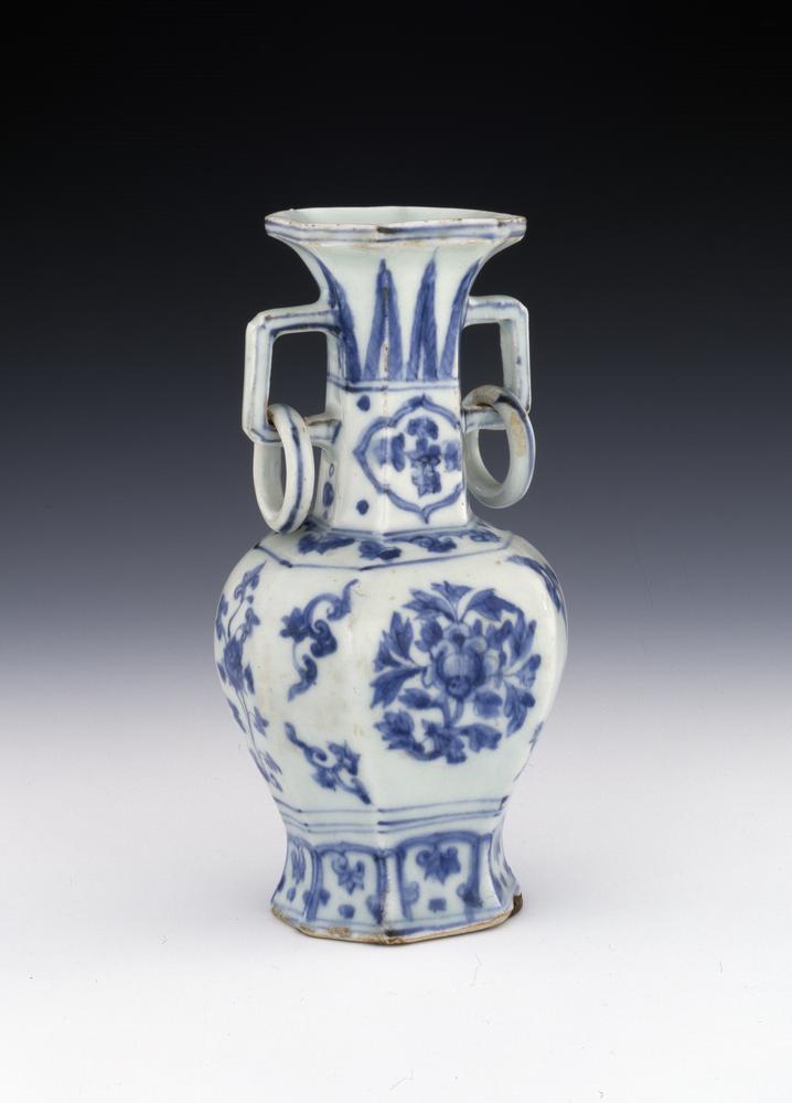 图片[1]-flower-vase(with ring handles) BM-1947-0712.208-China Archive